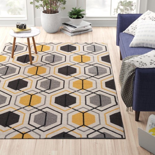8' x 10' Yellow & Gold Area Rugs You'll Love Wayfair